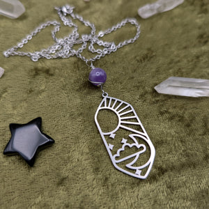 Sky Amethyst Necklace