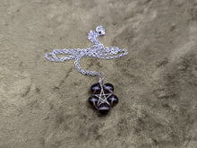 Load image into Gallery viewer, Pentagram Gemstone Necklaces
