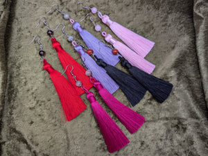 Tassel Gemstone Earrings