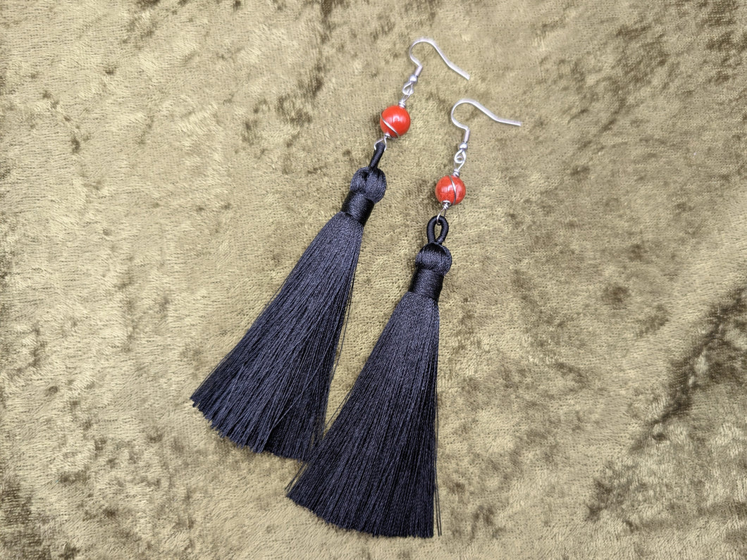 Tassel Gemstone Earrings