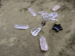 Cat Phase Smoky Quartz Necklace