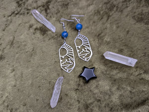 Sky Blue Aventurine Earrings
