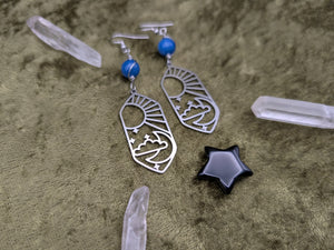 Sky Blue Aventurine Earrings