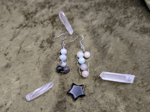 Amazonite Beaded Penis Earrings
