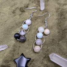 Load image into Gallery viewer, Amazonite Beaded Penis Earrings
