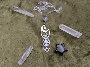 Moon Shift Rhodondite Necklace