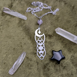 Moon Shift Rhodondite Necklace