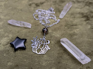 Wild Crystal Smokey Quartz Necklace