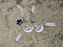 Load image into Gallery viewer, Mush Circle Mosaic Jasper Earrings
