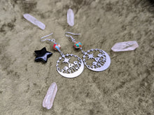 Load image into Gallery viewer, Mush Circle Mosaic Jasper Earrings
