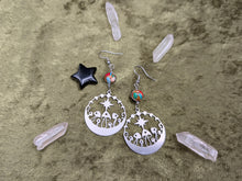 Load image into Gallery viewer, Mush Circle Mosaic Jasper Earrings
