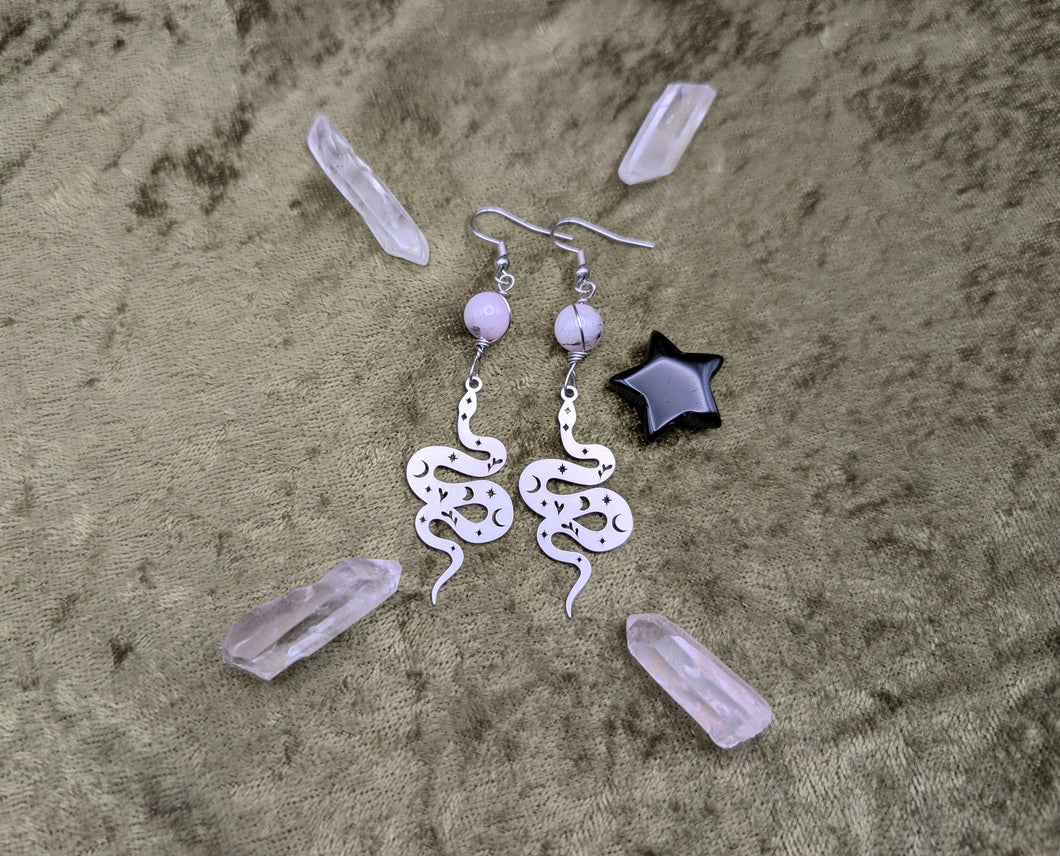 Boho Snake Earrings