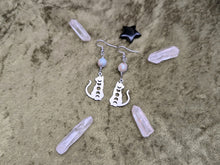 Load image into Gallery viewer, Cat Phase African Opal Earrings
