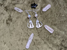 Load image into Gallery viewer, Cat Phase African Opal Earrings
