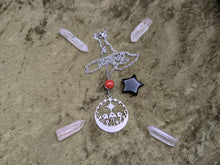 Load image into Gallery viewer, Mush Circle Red Jasper Necklace
