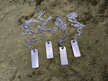 Load image into Gallery viewer, Metal Stamped Necklaces
