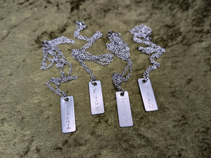 Metal Stamped Necklaces