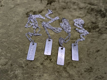 Load image into Gallery viewer, Metal Stamped Necklaces
