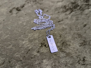Metal Stamped Necklaces