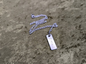Metal Stamped Necklaces
