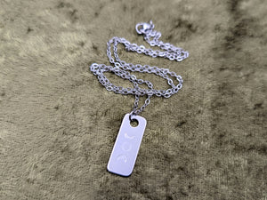 Moon Metal Stamped Necklaces