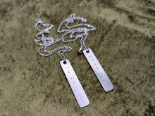 Load image into Gallery viewer, Ho Ho Hoe Metal Stamped Necklace
