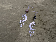 Load image into Gallery viewer, Starry Moon Sardonyx Earrings
