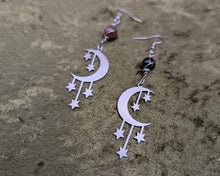 Load image into Gallery viewer, Starry Moon Sardonyx Earrings
