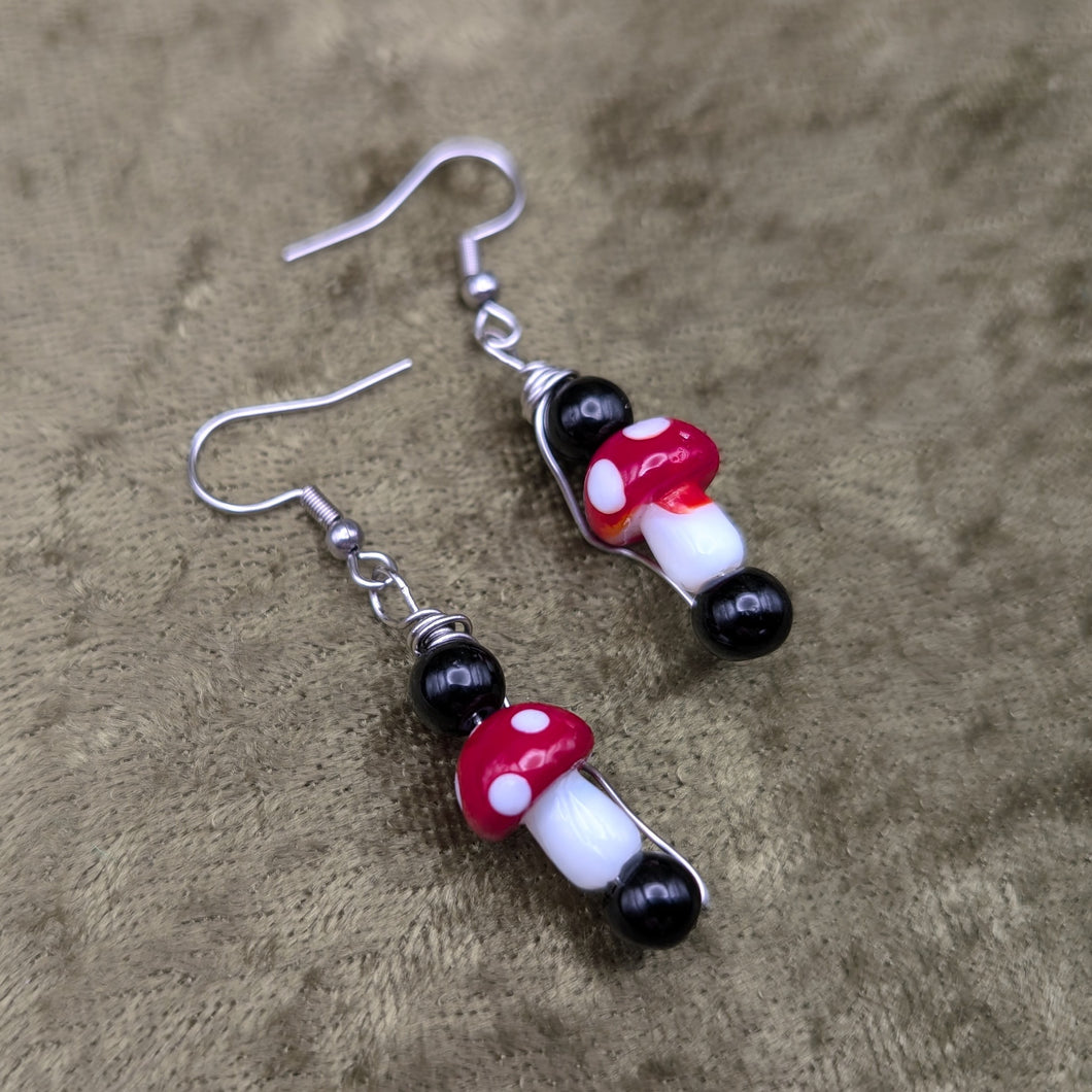 Mushroom Earrings