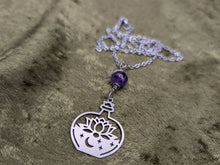 Load image into Gallery viewer, Potion of the Universe Amethyst Necklace
