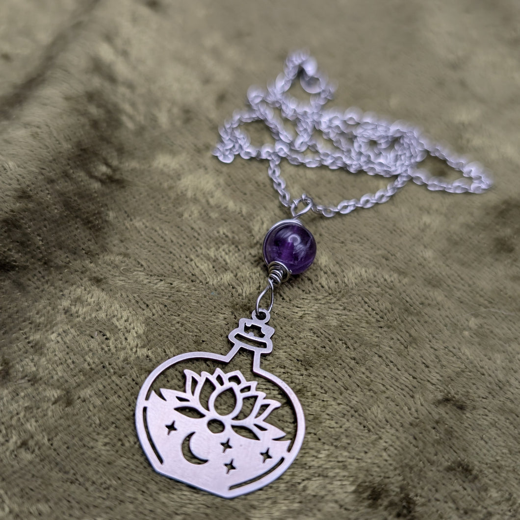 Potion of the Universe Amethyst Necklace