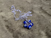 Load image into Gallery viewer, Nazar Pentagram Earrings and Necklace Set
