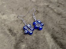 Load image into Gallery viewer, Nazar Pentagram Earrings and Necklace Set
