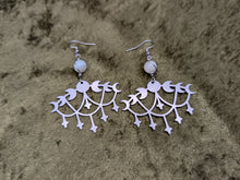 Load image into Gallery viewer, Celestial Elegance Amazonite Earrings
