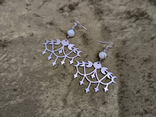 Load image into Gallery viewer, Celestial Elegance Amazonite Earrings
