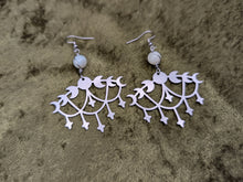 Load image into Gallery viewer, Celestial Elegance Amazonite Earrings

