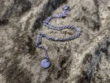 Load image into Gallery viewer, Gemini hand-stamped stainless steel necklace from the Astrology collection
