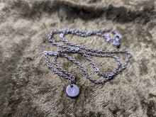 Load image into Gallery viewer, Leo hand-stamped stainless steel necklace from the Astrology collection
